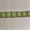 Green Art Deco Bracelet