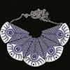 Deco Peacock Bib Necklace