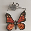 Big Monarch Butterfly Necklace