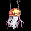 Crimson Jellyfish Necklace