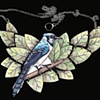 Blue Jay Bib Necklace