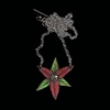 Red Trillium Necklace