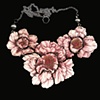 Big Pink Peony Necklace