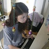 Sisi in her dorm room, Guangzhou, South China