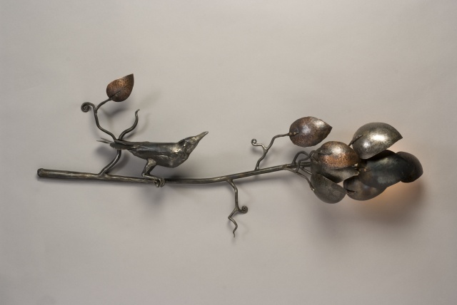 crow sconce