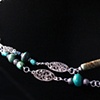 Silver Swirl Turquoise