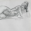 Life drawings - charcoal