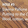 PUTTING TO THE CENTER OF THE EARTH