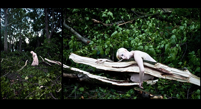 Alyce after the storm.