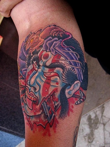 Severed Samurai Head