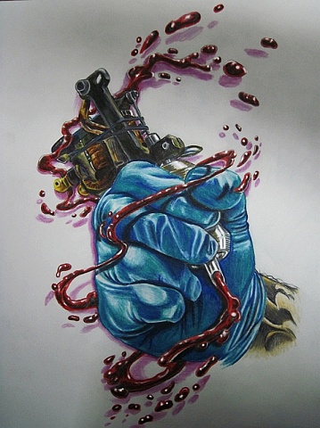 Tattooing Hand