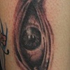 Eyes on leg
