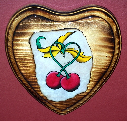 heart stemmed cherrirs