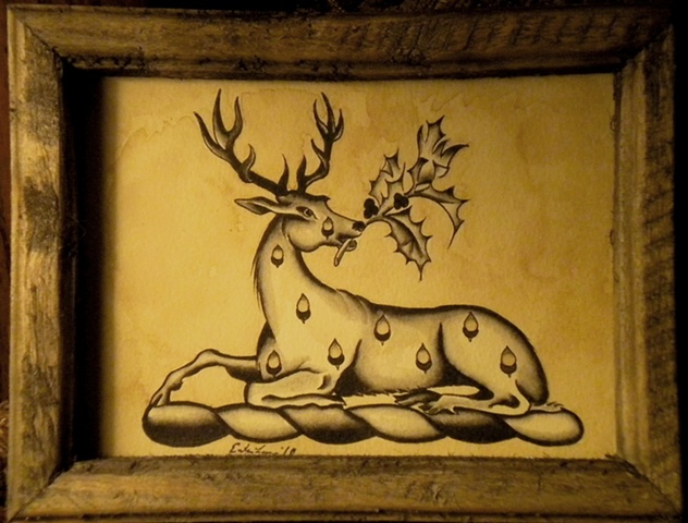 acornned deer
