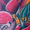 heart and rose on ankle