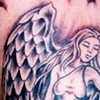 angel on forarm