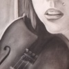 A girl and her music
