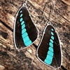 Butterfly wing earrings