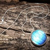 Butterfly wing fragment pendant
