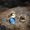 Butterfly wing fragments rings