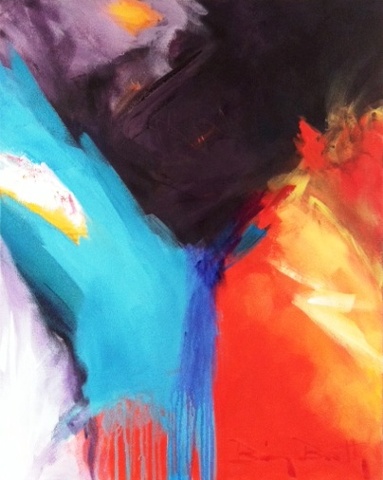 abstract, contemporary, painterly, gallery, original, acrylic,Brian Booth, B2