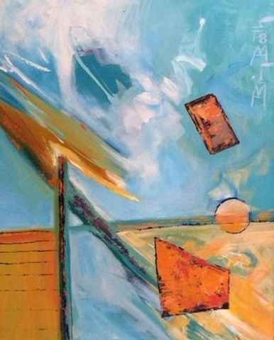 abstract, contemporary, painterly, gallery, original, acrylic,Brian Booth, B2,colorful,