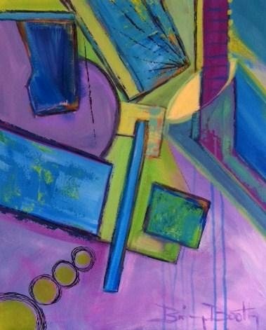 abstract, contemporary, painterly, gallery, original, acrylic,Brian Booth, B2,colorful,