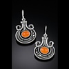 Carnelian Captured Earrings