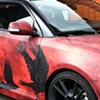 exposition signature artist car for Toyota Scion. The Farron Loathing car  is driven to promotional spots for Scion, metal shows, dub step parties and other scion events.                                                                                     
