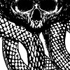 Helix winged serpent skull