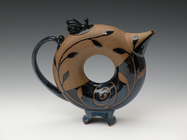 Donut Spiral Teapot