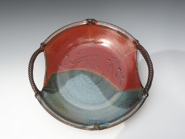 Platter 2, Cayenne and Blue