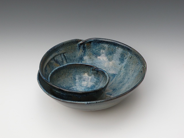 Chip & Dip Bowl, Floating Blues