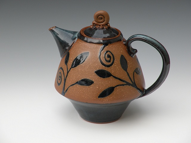 Spiral Nob Teapot
