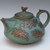Green Leaf Teapot