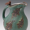 April Green Bird Pitcher