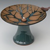Blue-green Bird Chalice