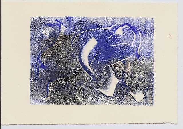 Blue Black Composition