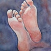 Crossed Feet