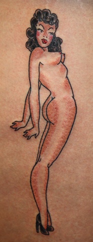 cat's pin up