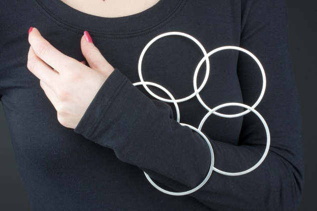 body in motion, body in motion: tracers, bracelet, sterling silver jewelry