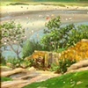 "Garden Wall overlooking Good Harbor Beach"