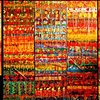 Flag Screen (center), and detail (left & right)