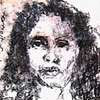 Portrait Of Adrian Pipers 'Portrait Exaggerating My Negroid features'