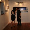 At the Opening Reception, "Layers of the Mindscape"  Photography by Rachel L Goldstein, MFA Thesis Show