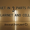 "Duet in 3 parts for Clarinet & Cello"                         (excerpt from Part C)                                                           