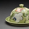 Fancy Bloom Butter Dish