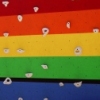 Girl Climbing Wall, Airplane Banner (Volkswagen Santa Monica)