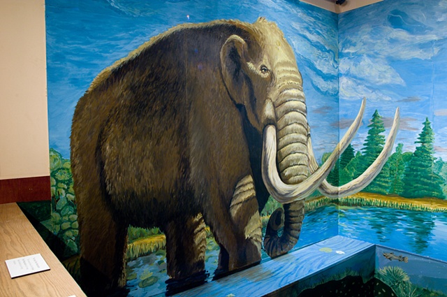 Hyde Park Mastodon Mural View 2