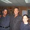On the set of NBC's "Trauma" with Bobby Foster